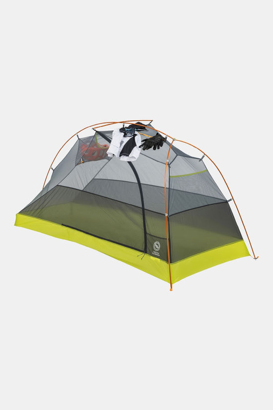 Big Agnes Tiger Wall Ul1 Bikepack Tent 1P Dark Grey/Lime Green
