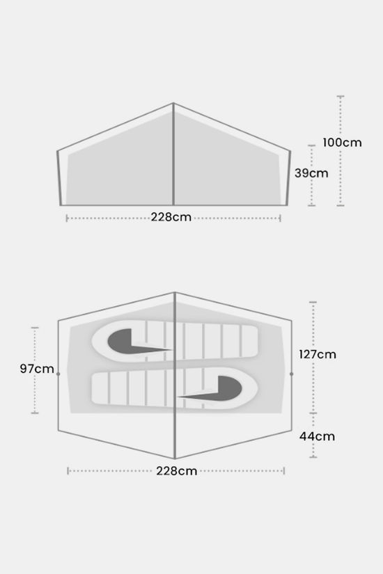 Wild Country Norte Compact 2 Tent 2P green