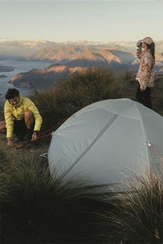 Robens Seeker 2 LW 2-persoons Koepeltent light green