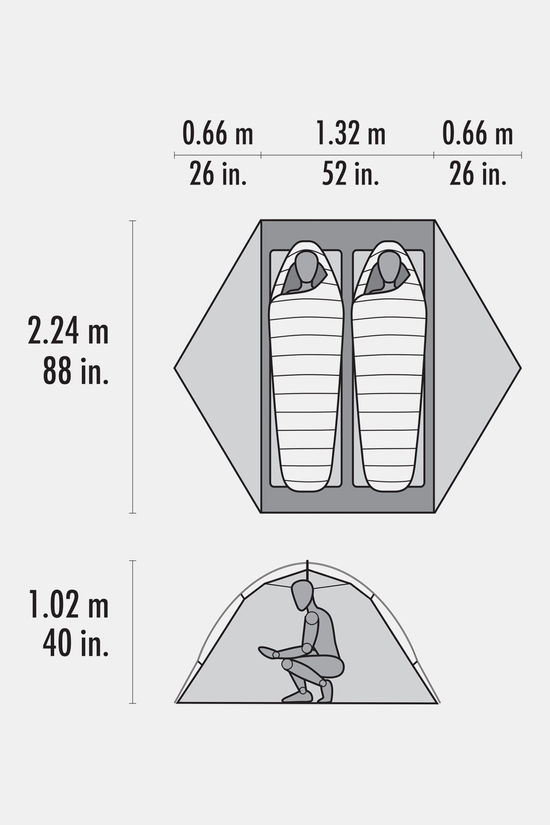 MSR Hubba Hubba HD 2P Tent green