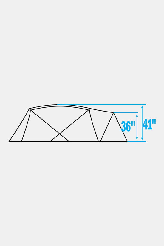 The North Face Mountain 25 2P Tent gold/dark grey