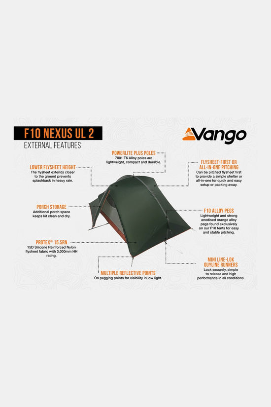 Vango Nexus UL 2 Tent green