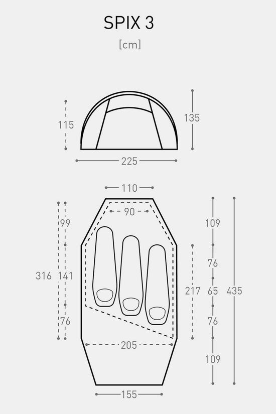 Bach Spix 3 Tent 3P orange