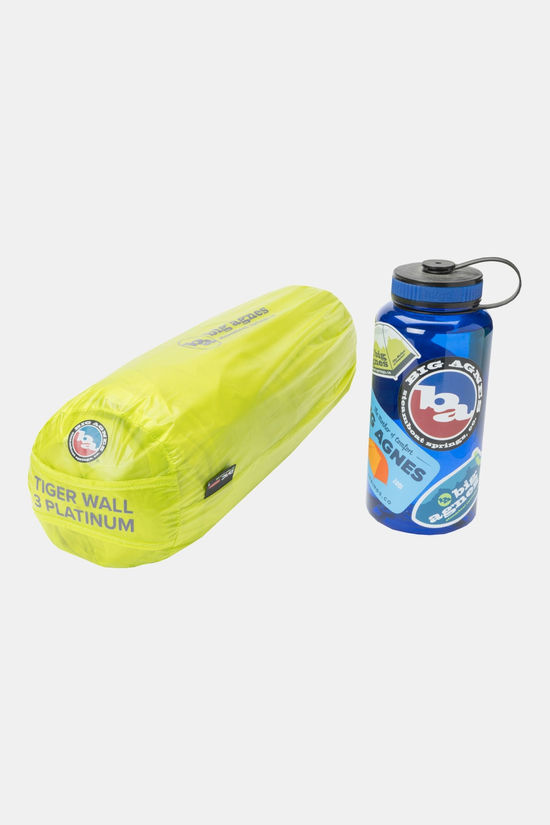 Big Agnes Tiger Wall 3 Platinum Tent 3P Dark Grey/Lime Green
