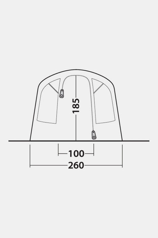 Outwell Monterey 4 Air Tent mid grey/dark blue