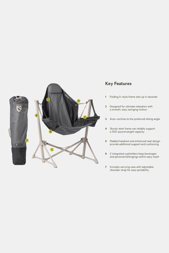 Nemo Stargaze Evo-X Campingstoel black/dark grey