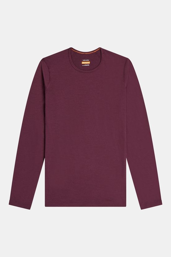 icebreaker 200 Oasis LS Crewe Shirt Dames mid purple