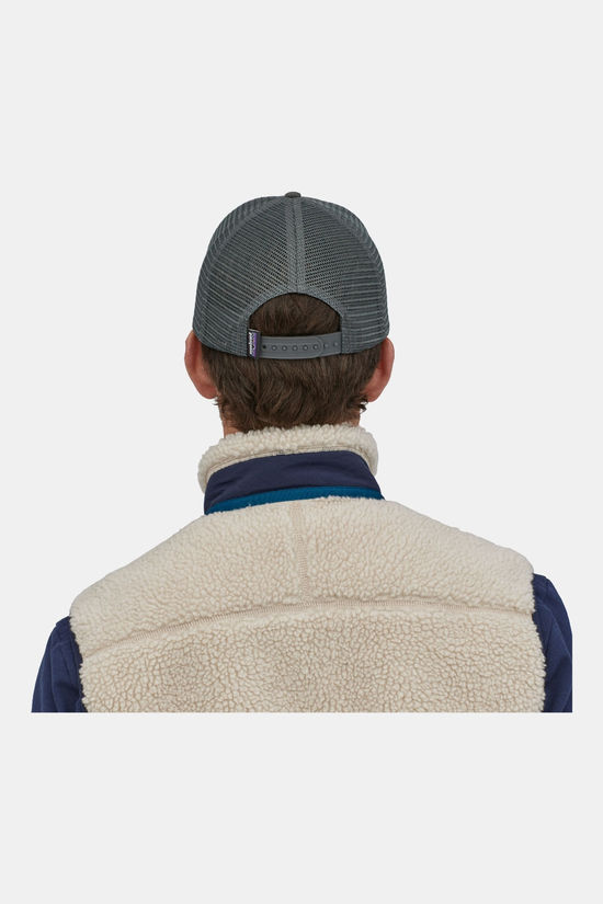 Patagonia P-6 Logo Trucker Hat mid grey/dark grey