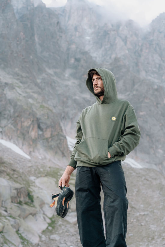 Looking For Wild Big Hood Hoodie green