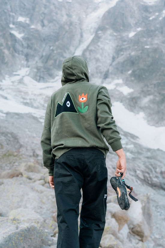 Looking For Wild Big Hood Hoodie green