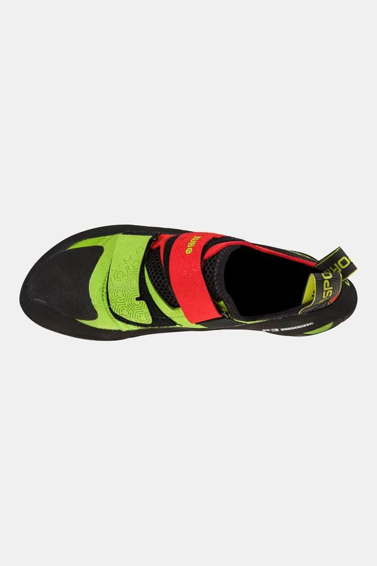 La Sportiva Kubo Klimschoen Goji/ Neon