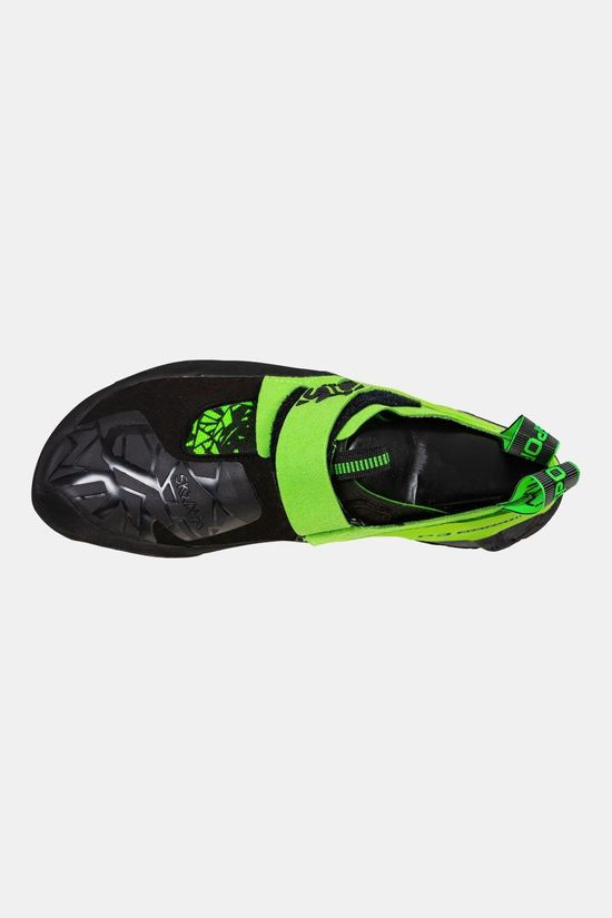La Sportiva Skwama Vegan Klimschoen Black / Flesh Green