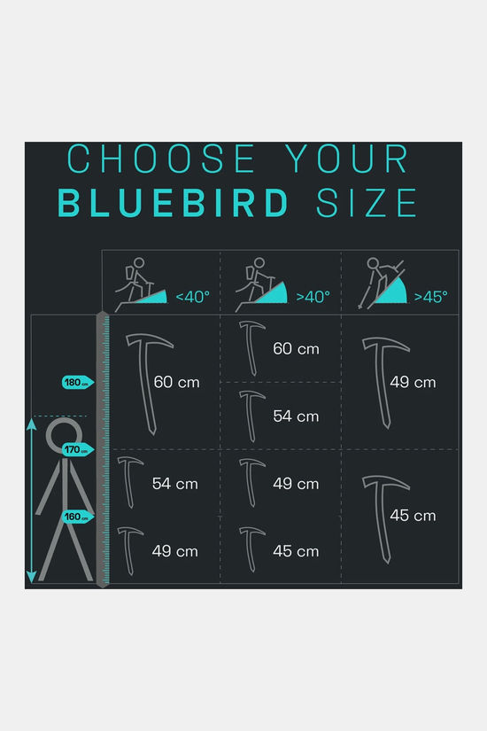 Blue Ice Bluebird 49cm IJsbijl blue