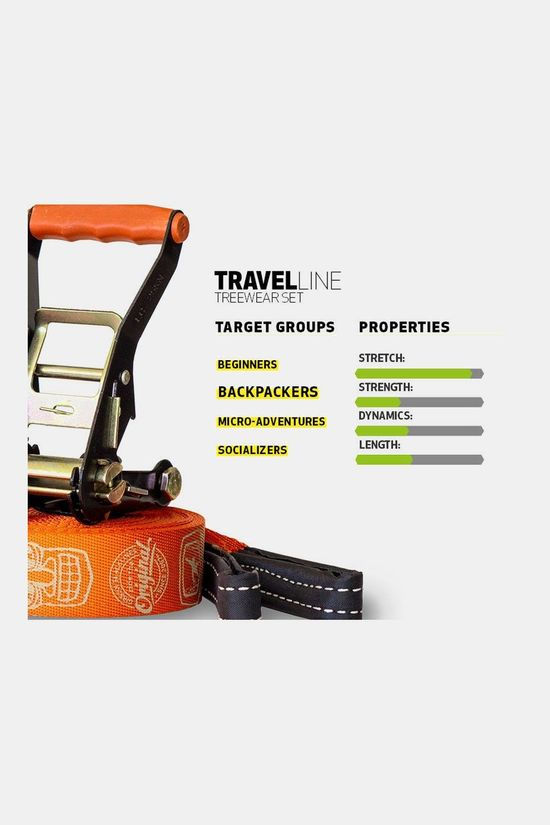 Gibbon Travel Line Treewear Set Slackline rust/yellow