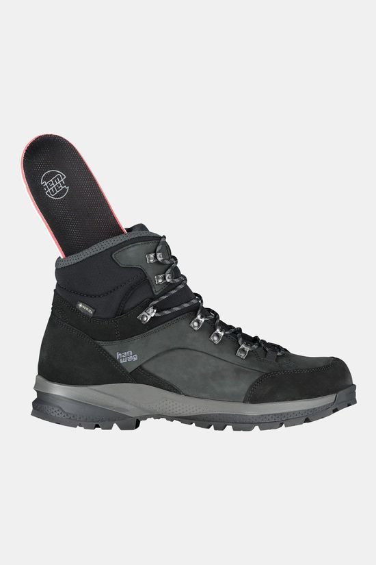 Hanwag Banks StraightFit Extra GTX Wandelschoenen black/dark grey