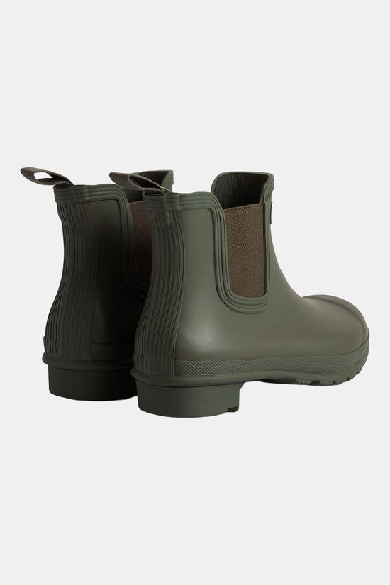 Hunter Original Chelsea WMS Enkellaarzen Dames Olive Green