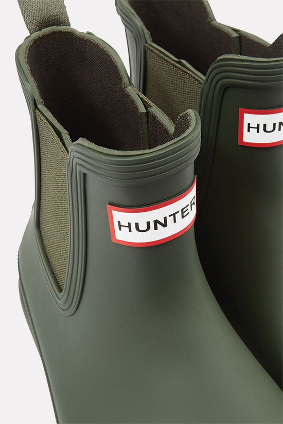 Hunter Original Chelsea WMS Enkellaarzen Dames Olive Green