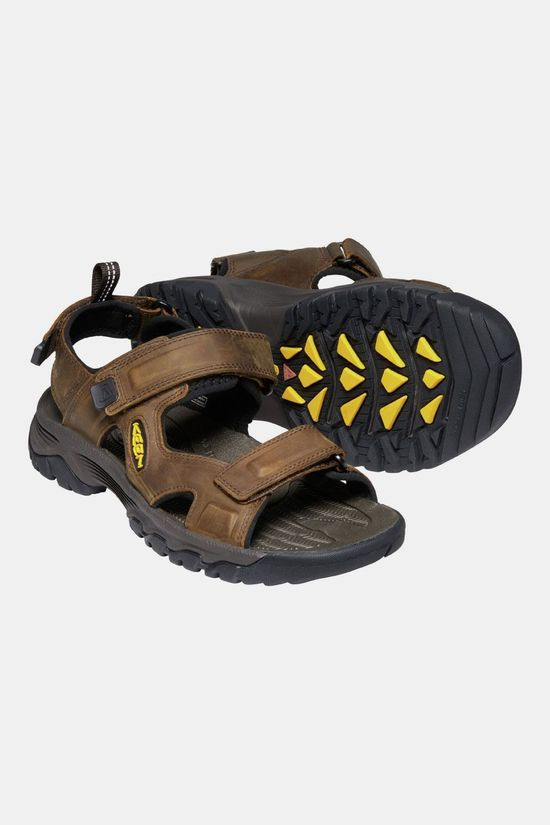 Keen Targhee III Open Toe Sandaal Heren brown/dark brown