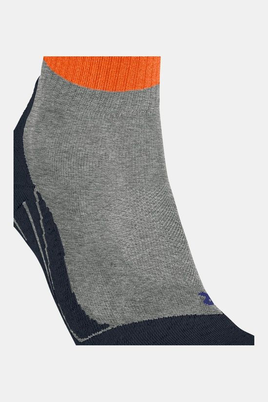 Falke TK2 Explore Cool Kort Sok mid grey/orange