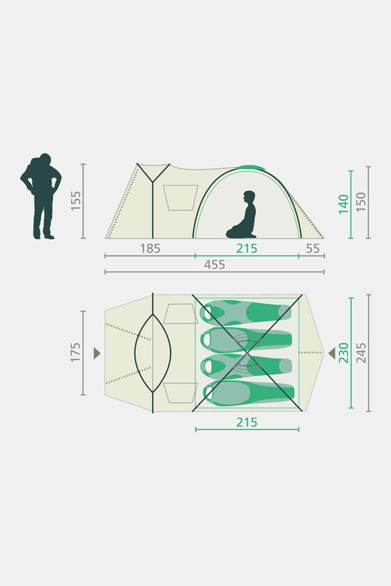 Jack Wolfskin Tent Grand Illusion IV SAND DUNE