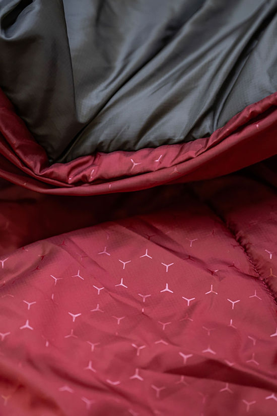 Exped Mega Sleep Duo 25 M 2-persoons Slaapzak Bordeaux / Maroon/Dark Blue