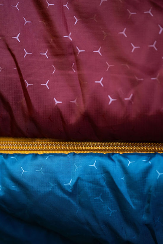 Exped Mega Sleep Duo 25 M 2-persoons Slaapzak Bordeaux / Maroon/Dark Blue