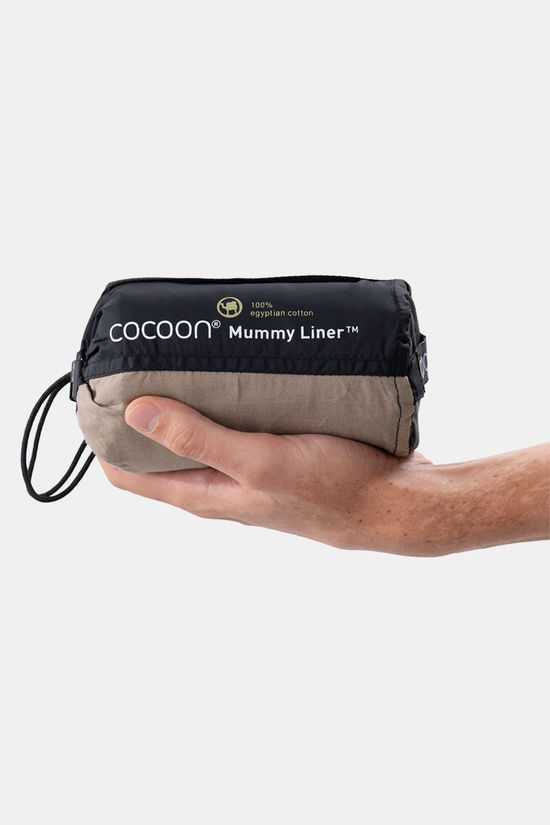 Cocoon Egyptisch Katoen Mummy Lakenzak light khaki
