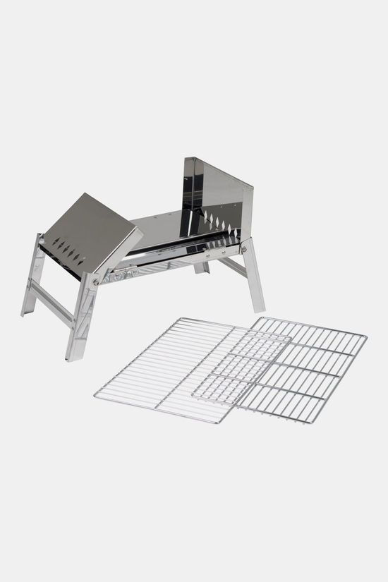 Bo-Camp Compact Deluxe RVS Barbecue mid grey
