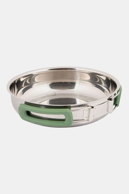 Bo-Camp Travel RVS 4-delige Pannenset silver