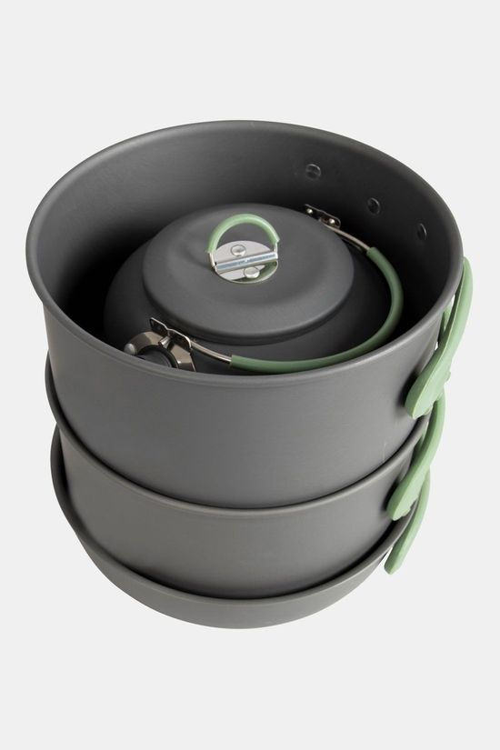 Bo-Camp Pannenset Explorer 4-Delig Met Theeketel -