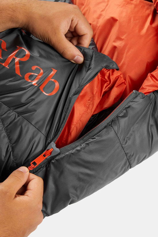 Rab Verhuur - Ascent 500 Long Slaapzak dark grey