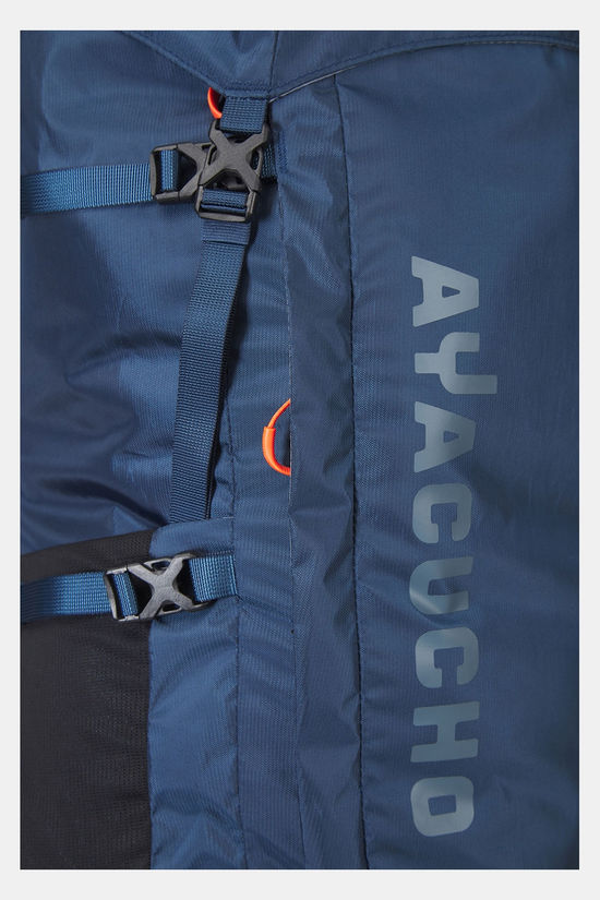 Ayacucho Verhuur - Ben Nevis 65+10 Rpet (Uni) Backpack dark blue/orange