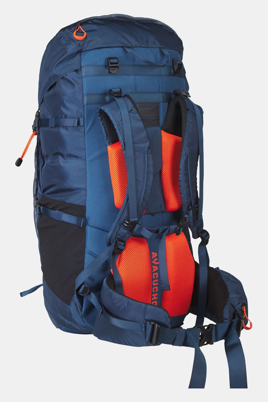 Ayacucho Verhuur - Ben Nevis 65+10 Rpet (Uni) Backpack dark blue/orange