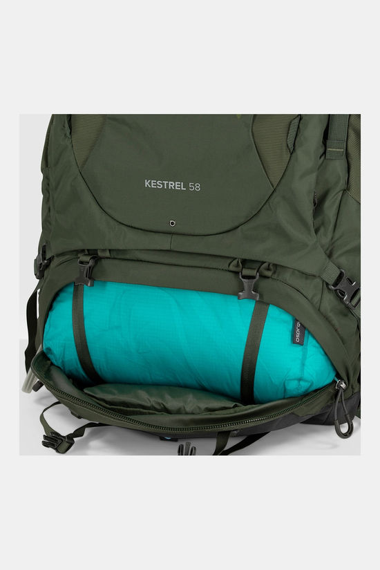 Osprey Verhuur - Kestrel 58 Backpack dark green