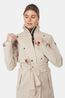 AGU Urban Outdoor Trenchcoat Long Dames Cement