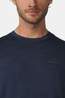 Ayacucho Midweight Merino T-Shirt Navy Blue