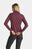 Jack Wolfskin Sky Thermal HZ Thermoshirt Dames Bordeaux / Maroon