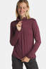 Jack Wolfskin Sky Thermal HZ Thermoshirt Dames Bordeaux / Maroon