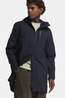 Didriksons Sören Gevoerde Parka Unisex Navy Blue