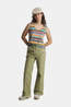 Sherpa Neha V-Neck Tank Top Dames Mid Blue/Ass. Geometric