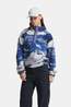 Columbia Helvetia II Printed Cropped Fleece Dames mid blue