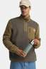 The North Face Yumiori 1/4 Zip Fleecetrui Heren Mid Green/Mustard