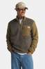 The North Face Yumiori 1/4 Zip Fleecetrui Heren Mid Green/Mustard