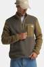 The North Face Yumiori 1/4 Zip Fleecetrui Heren Mid Green/Mustard