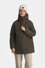 Jack Wolfskin Fiora Bay Long Gevoerde Jas Dames dark khaki