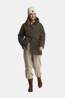 Jack Wolfskin Fiora Bay Long Gevoerde Jas Dames dark khaki