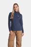 Jack Wolfskin Trail Half Zip Shirt Met Lange Mouwen Dames Navy Blue