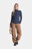 Jack Wolfskin Trail Half Zip Shirt Met Lange Mouwen Dames Navy Blue
