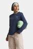 Jack Wolfskin Trail Shirt Met Lange Mouwen Dames Navy Blue