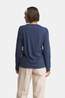 Jack Wolfskin Trail Shirt Met Lange Mouwen Dames Navy Blue